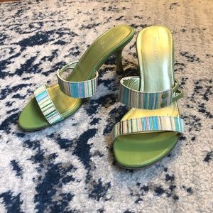 Vintage 90s Green Sandal